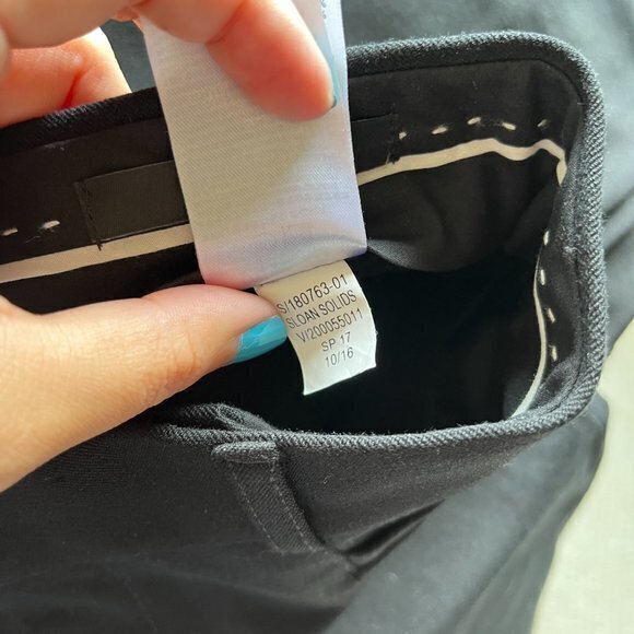 Banana Republic Sloan Skinny-Fit Ankle Pants Black Womens Size 00 Petite - Picture 10 of 11